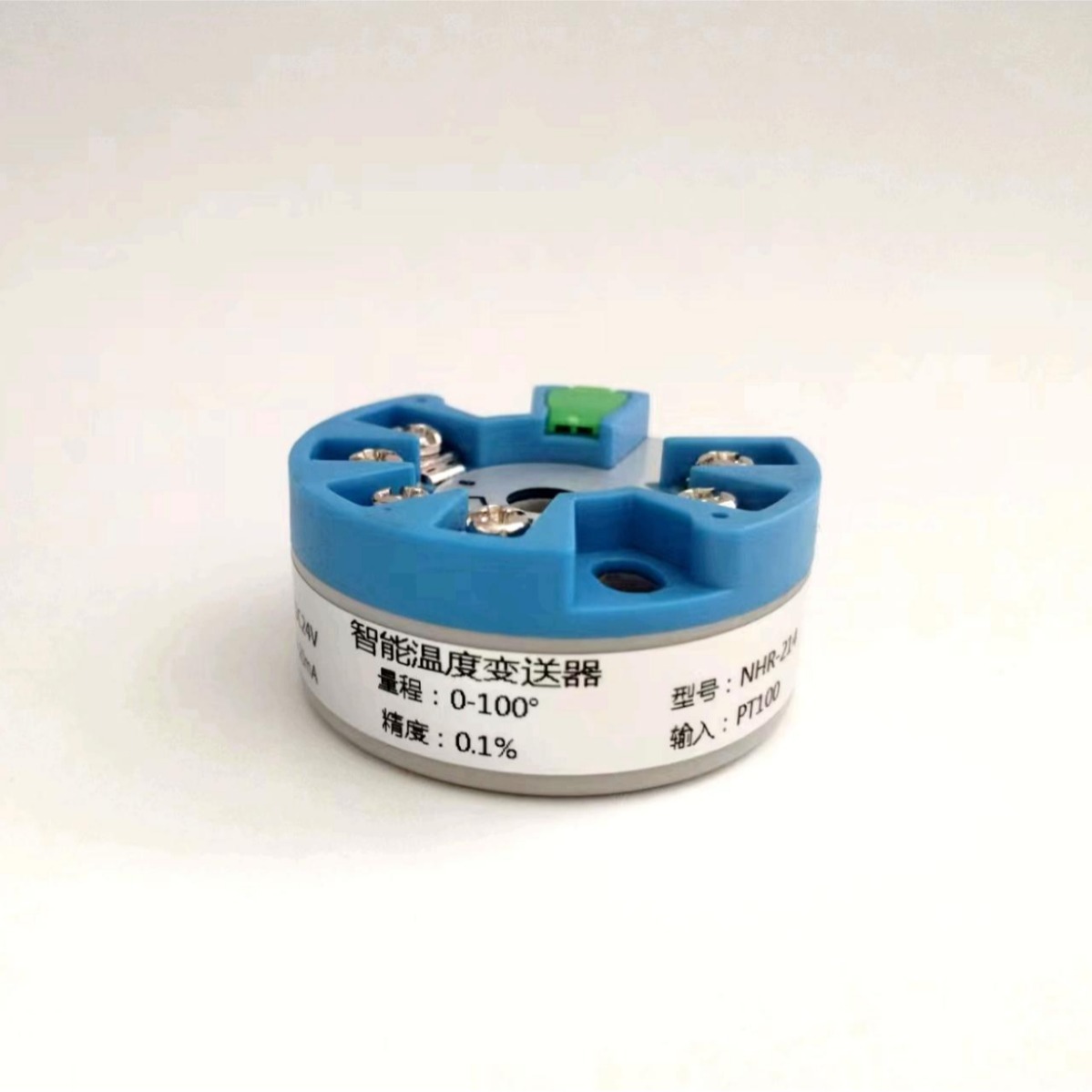 智能一体化温度变送器模块4-20ma热电阻pt100传感器K热电偶NHR214