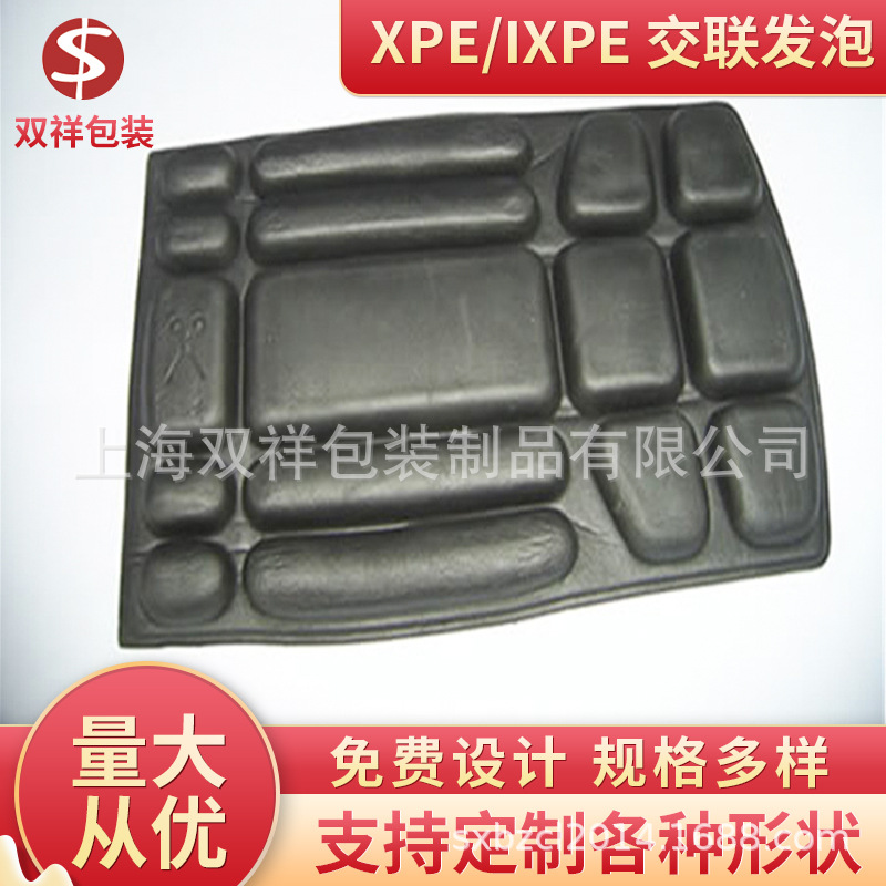 厂家高发泡电子pe泡棉黑色卷材定 制ixpe电子交联聚乙烯减震垫