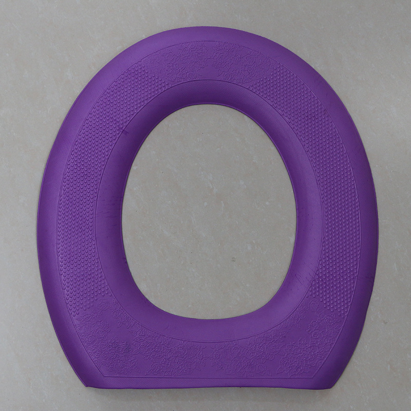 Cojín de asiento de inodoro EVA adhesivo Four Seasons universal de secado rápido anti-fouling cojín de asiento de inodoro EVA impermeable suave cojín de asiento de inodoro