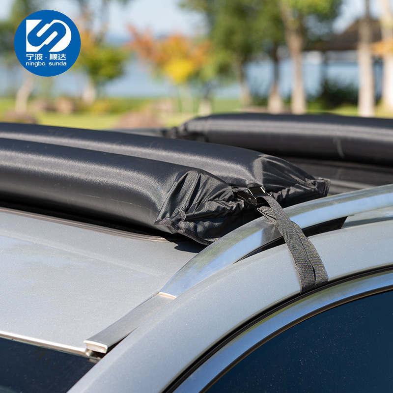 No-Drill Roof Rack Inflatable Car Luggage Rack Amazon Hot-Selling Easy-To-Store Double-Layer Black Customizable