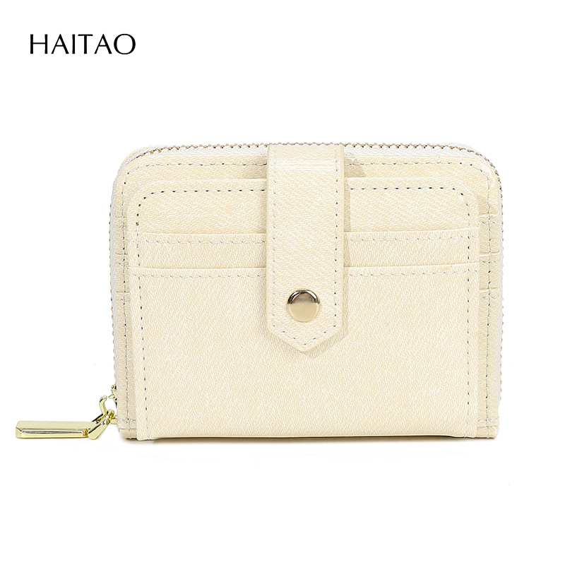 2025 nueva cartera corta de dos plegables para mujeres cartera multi-tarjeta cartera de cambio INS