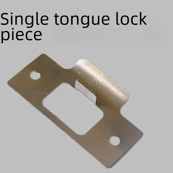 Toilet plastic steel spherical handle lock bathroom lock stainless steel single tongue lock guide lock accessories