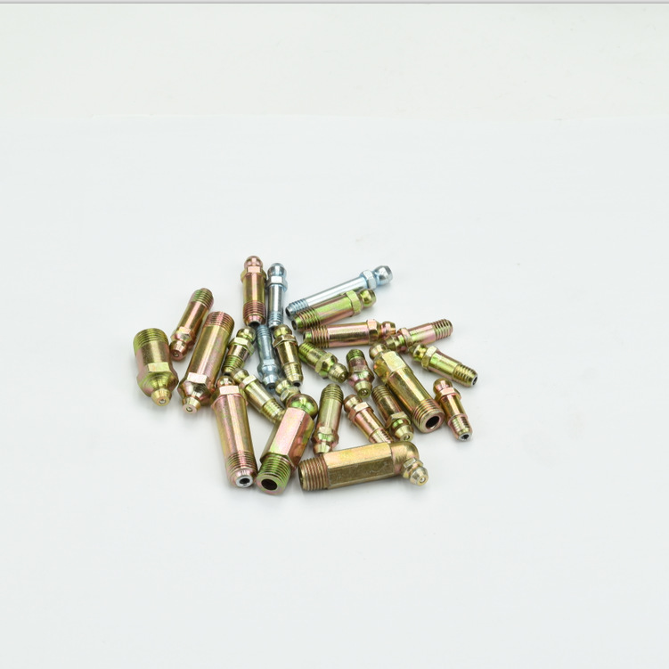 Boquilla recta ganadora de la licitación M6M8M10 Boquilla de grasa métrica de boquilla alargada galvanizada de hierro directo de fábrica