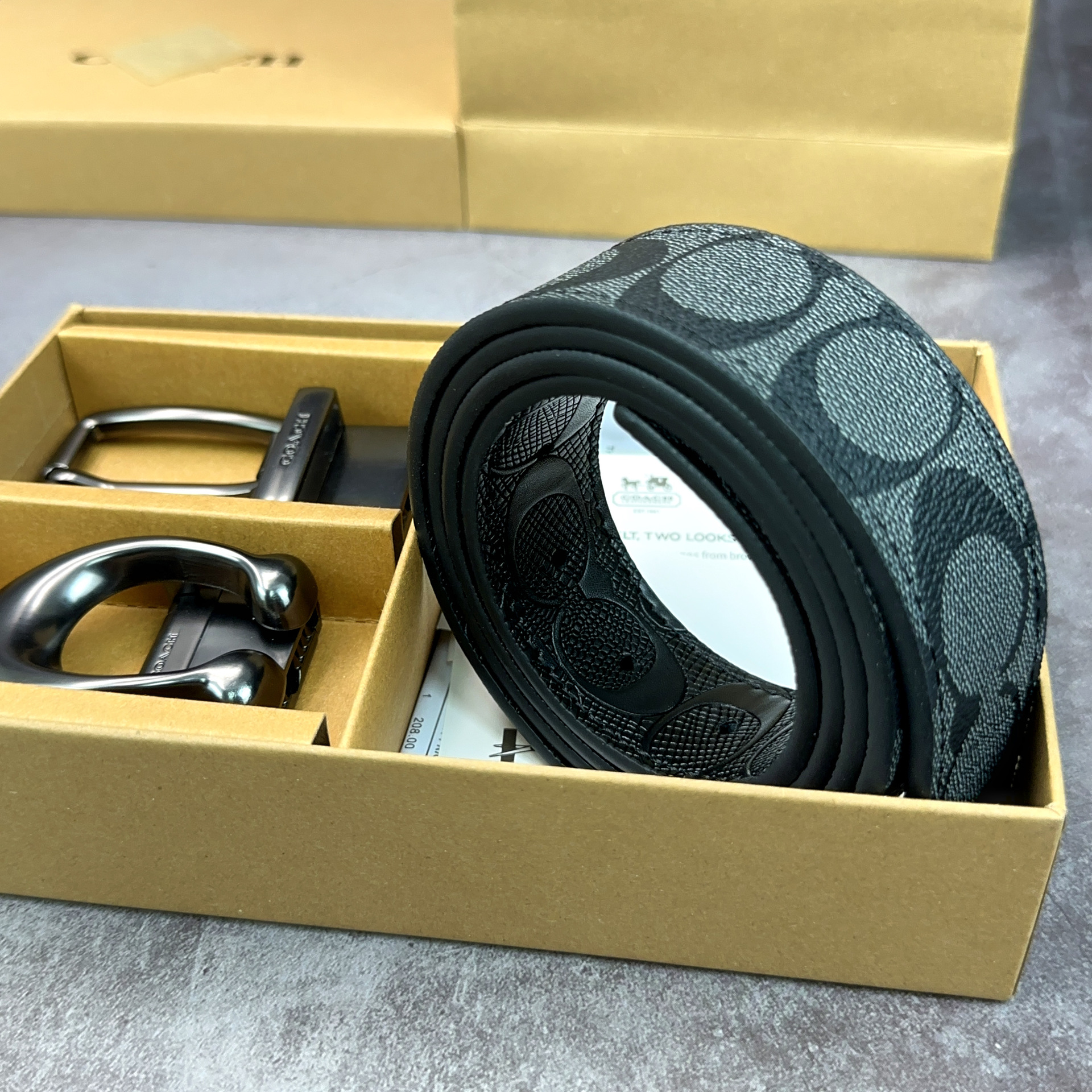 Double-sided flower pin buckle large C