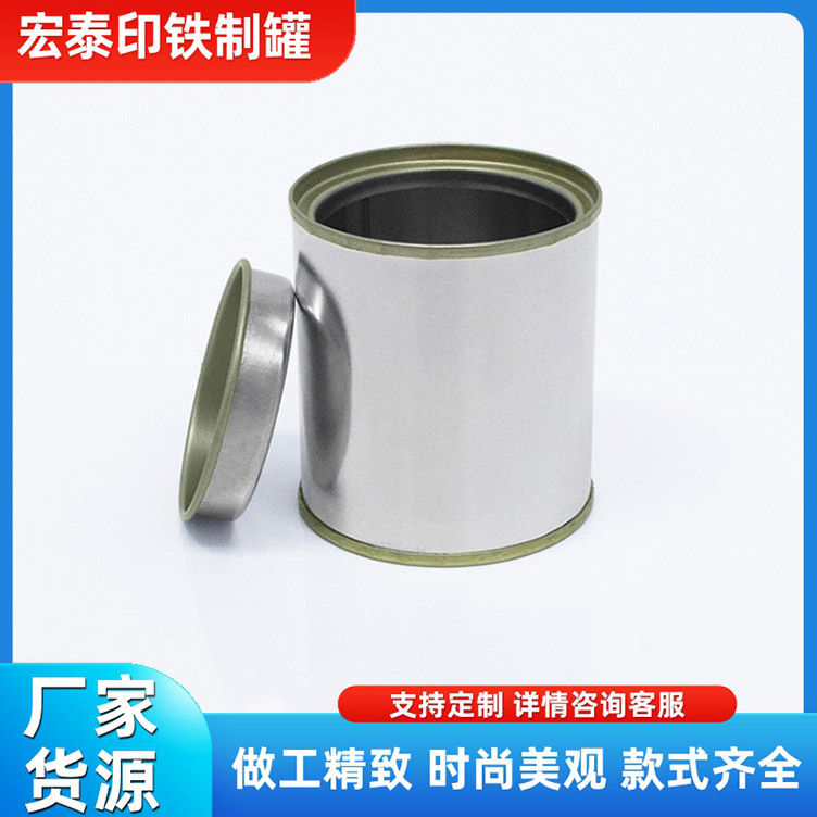 马口铁罐高温杀菌食品罐 圆形饮料铁罐矿香石包装铁罐 蜡烛罐批发