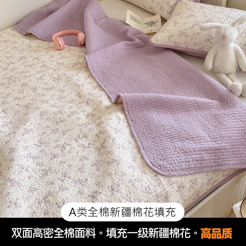 クラスA両面純綿ベッドカバー、内外新疆綿ベビー用、新綿畳ベッドシーツ、オールシーズン万能|undefined