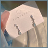 Silver needle, universal small earrings, silver 925 sample, simple and elegant design