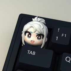 Qバージョン ディアフレッド コントラクト ゲーム キーキャップ 樹脂 メカニカルキーボード パーソナライズされた立体キーキャップ 初音ミク ジェットウィンド