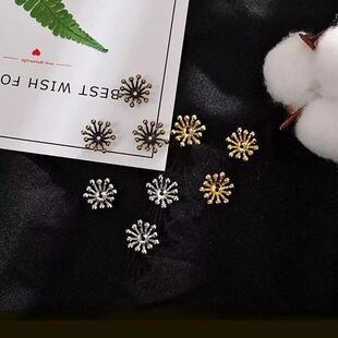 New antique bridal headdress flower heart pistil holder accessories 14mm flower heart DIY accessories wholesale
