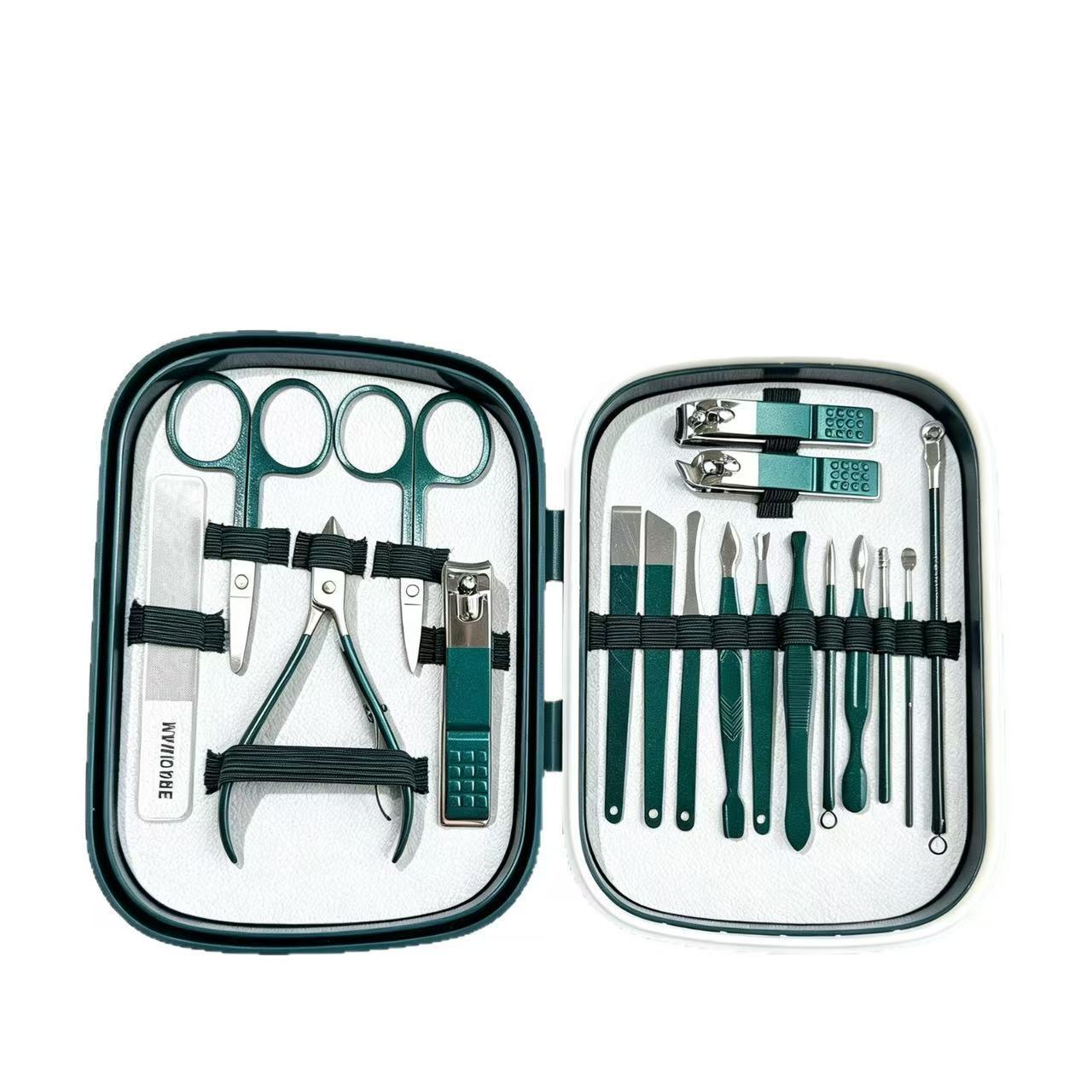 Nagelscheren-Set Komplettset Nagelknipser Multifunktions-Nagelschneider Nagelhautentferner Fußpflegeset Spezielles Werkzeug für Nagelfalten Nagelpflege