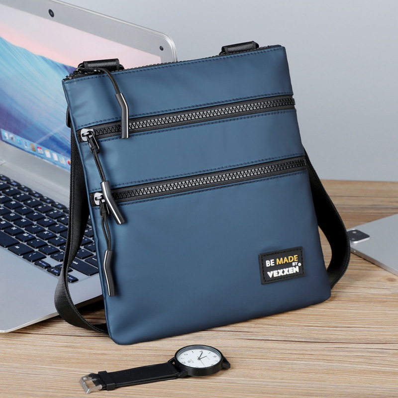 2025 New Men's Bag, Shoulder Bag, Casual Crossbody Bag, Cross-Border Supply, Fashionable Men's Backpack, Water Repellent