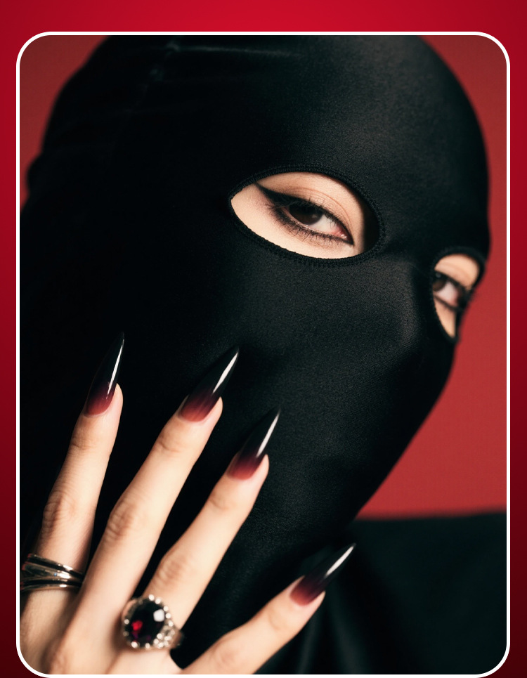 SM Dog Head Mask in Pink, L Size, Nylon Ice Silk Material for Adult Couple Role Play — detail image 34