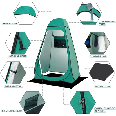 Avtomobil dam çadırları – Portable Toilet Changing Tent