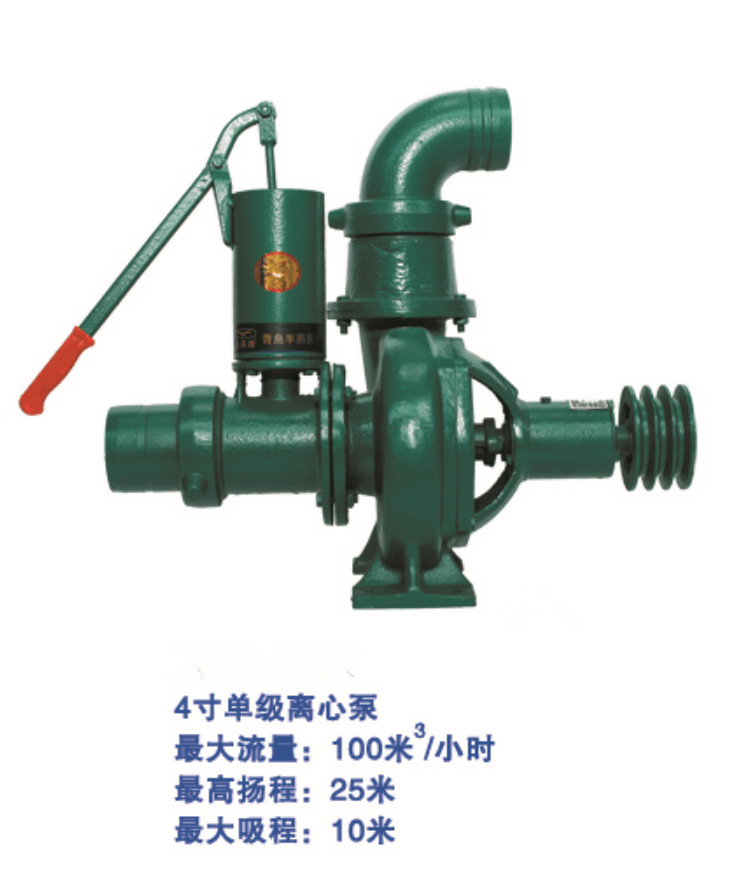 【防汛排涝4寸抽水泵高压高扬程柴油机抽水机排水泵图片