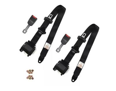 Car seat belt Automatic Retractable, Driver's Oblique Shoulder - 2-sets-k3s16-basescrew-setbox