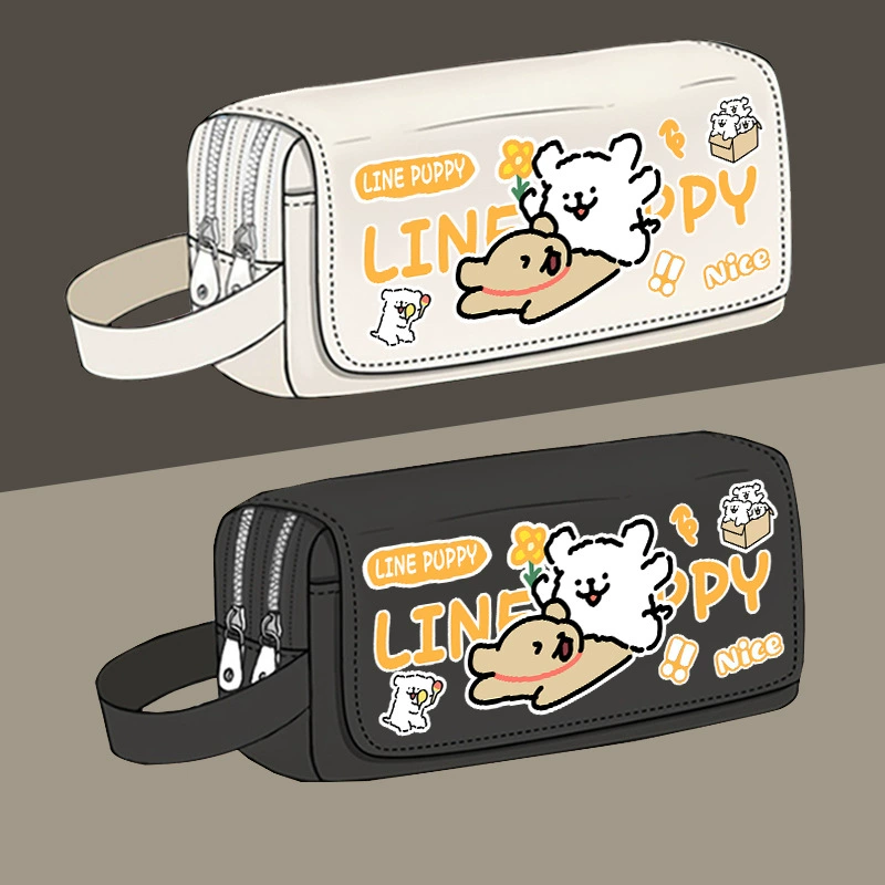 Cartoon high quality capacious pencil case for boys and girls for elementary school students, for secondary school