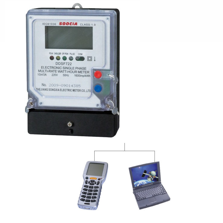 DDSF722型电子式单相多费率电能表 DDSF722-5/20A 10/40A 15/60A