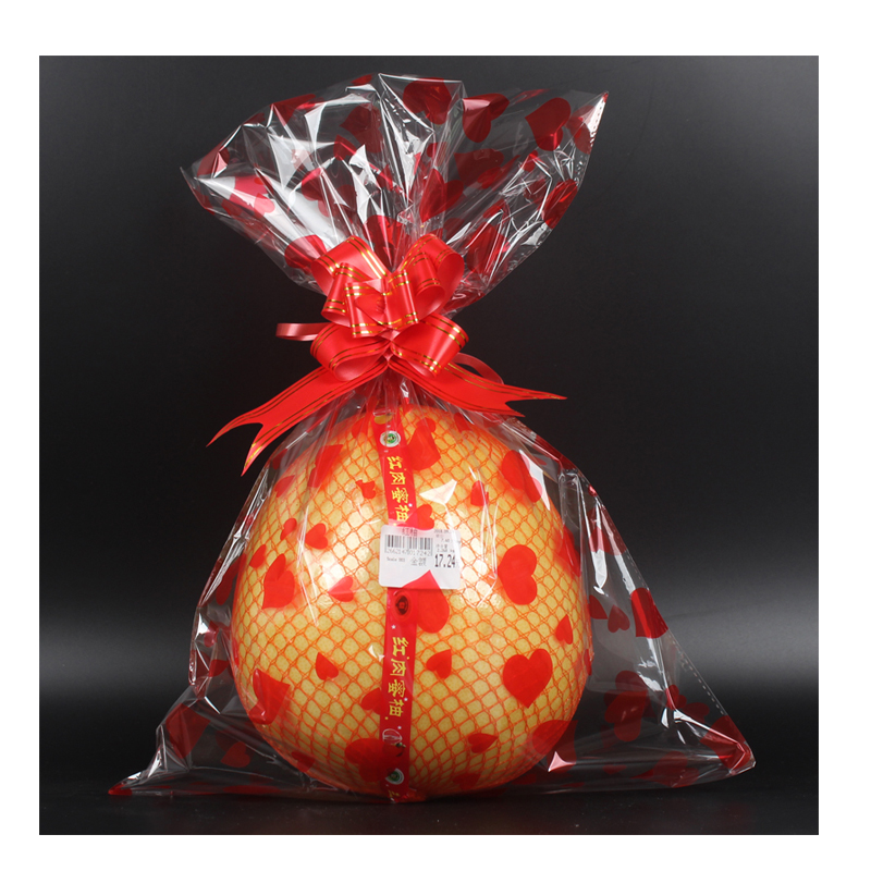 Embalaje de pomelo de miel bolsa interior de papel ShaTian pomelo de arroz, carne roja, frutas frescas, bolsas de regalo de amor rojo