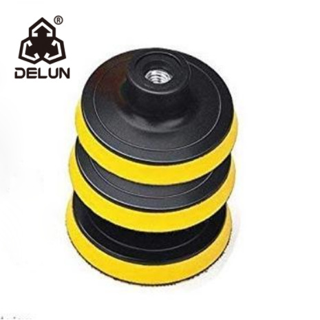 外贸出口专供抛光盘电动角磨机专用植绒砂纸自粘抛光漆面研磨打蜡