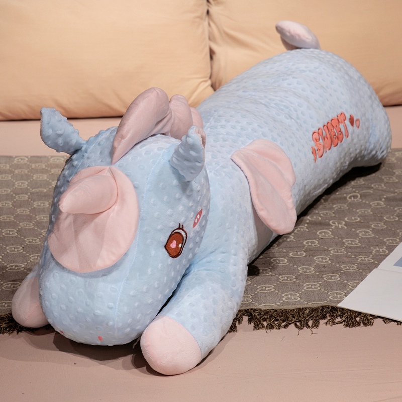Almohada Larga de Unicornio de Felpa y Algodón PP para Cama