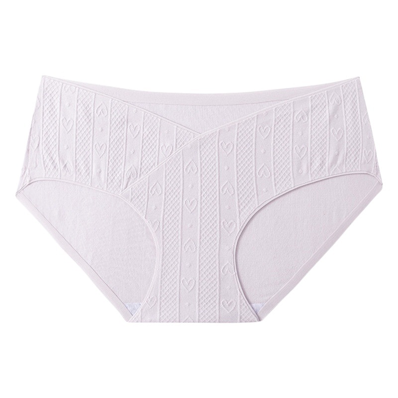 Ropa interior de las mujeres embarazadas algodón de las mujeres antibacteriano cintura baja vientre apoyo 100% algodón escritos de las mujeres embarazadas
