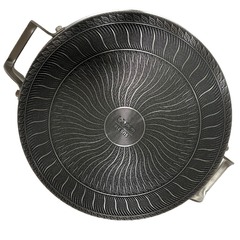 Double-eared pan frying pan 316 stainless steel non-stick pan household stew pan pancake baking pan induction cooker high 5cm frying pan