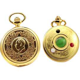 泽东怀表主席磁性怀表 养生能量表伟人怀表 不带盒6201