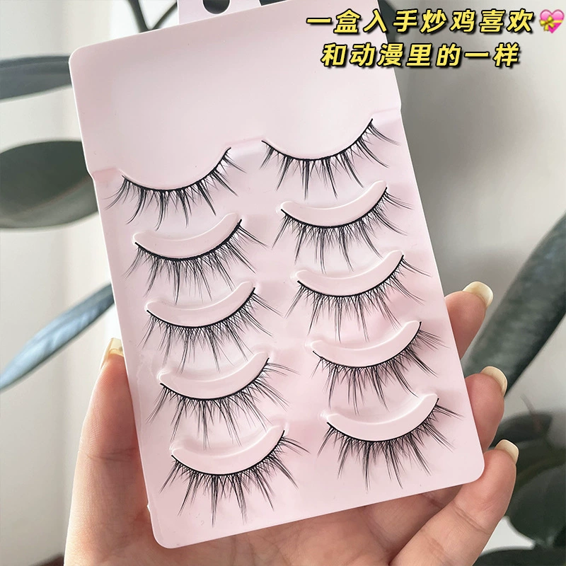 Комиксы, реалистичные трёхмерные стеклянные наlashes для макияжа глаз, косплей, японский и корейский