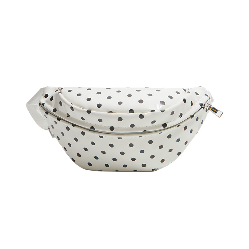 Bolso para mujeres 2026 nuevo punto de onda bolso de cintura de moda para mujeres bolso de hombro simple bolso de pecho casual bolso pequeño
