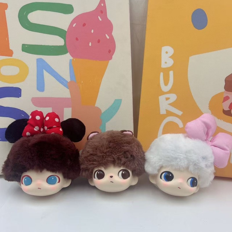 新製品 DIMOMO 小頭シリーズビニールぬいぐるみキーホルダー女の子かわいいバッグペンダント車のキーチェーンバッチ|undefined