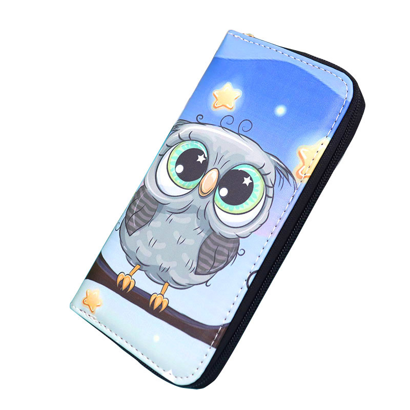 Women's Owl Pu Leather Zipper Wallets display picture 10