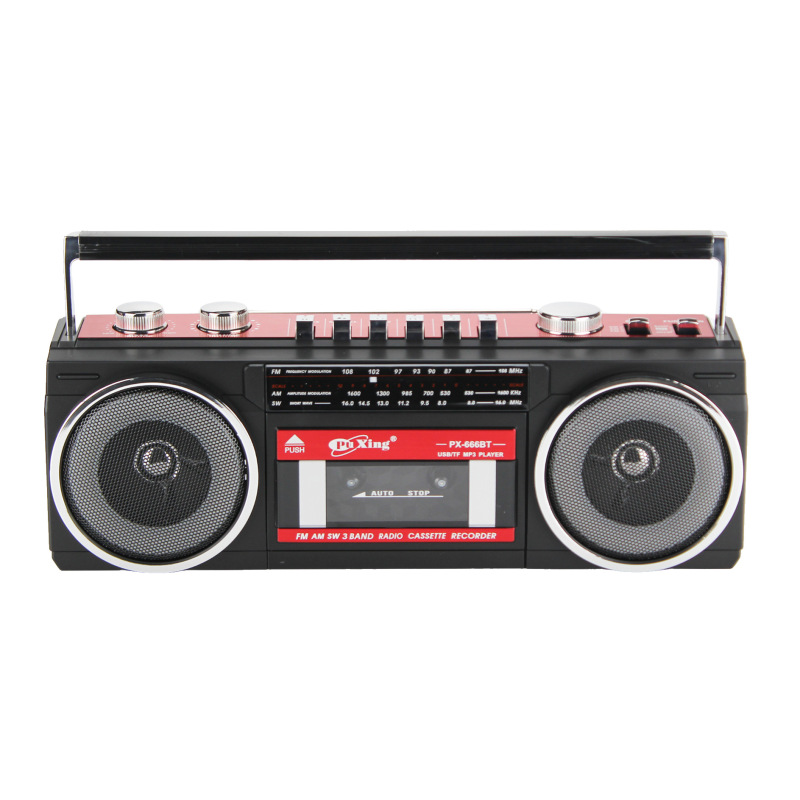 箔押し型マルチバンド録画機ダブルスピーカーデスクトップbluetoothレコーダーラジオFM老人多機能テープレコーダー|undefined