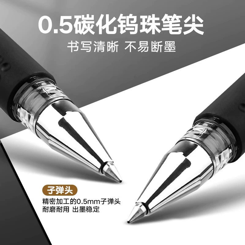 Rollerball pen, stationery for students, 0.5mm