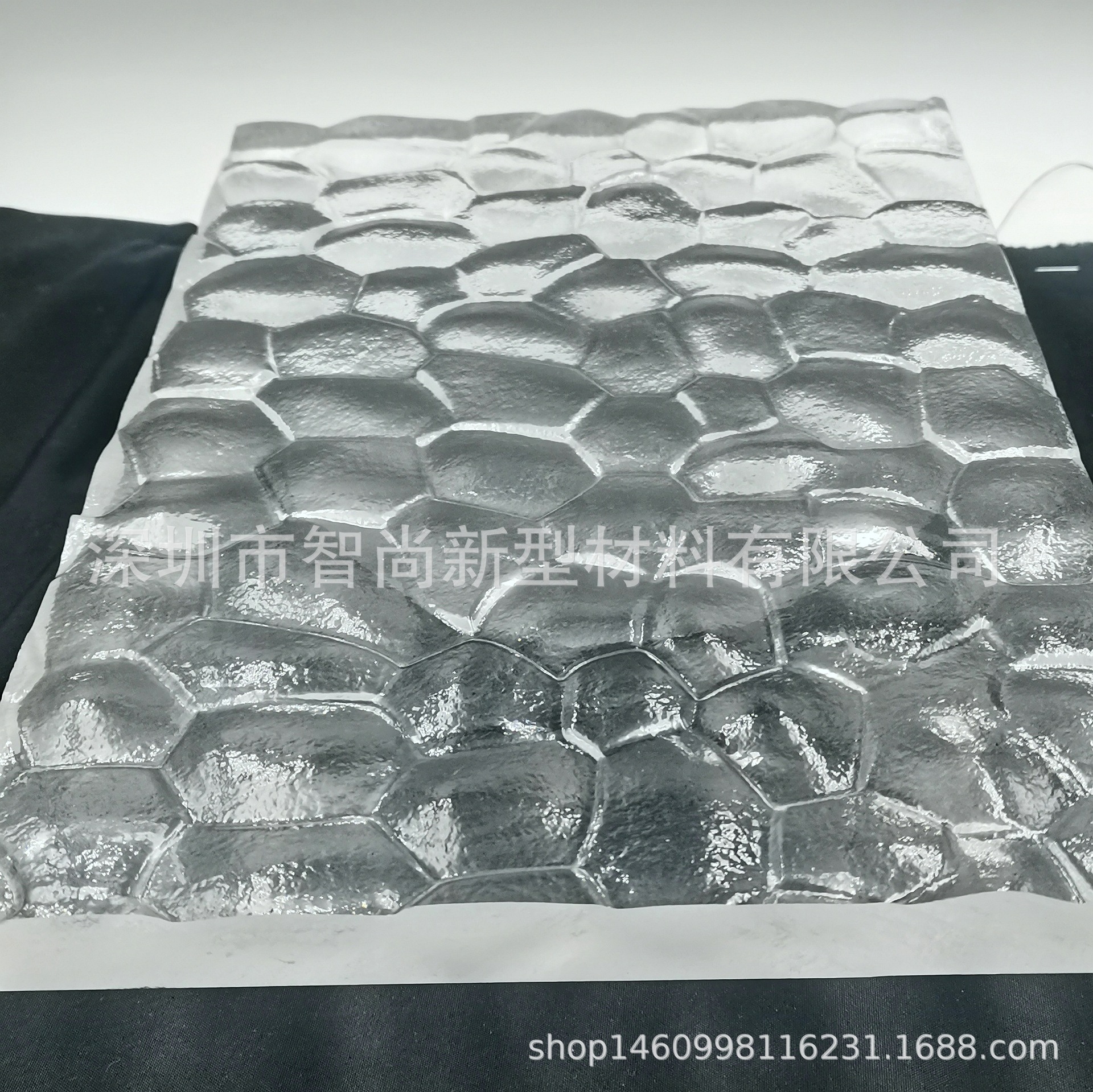 透明外凸磨砂海立方亚克力酒店装饰屏风展示家居厂家直销有机玻璃