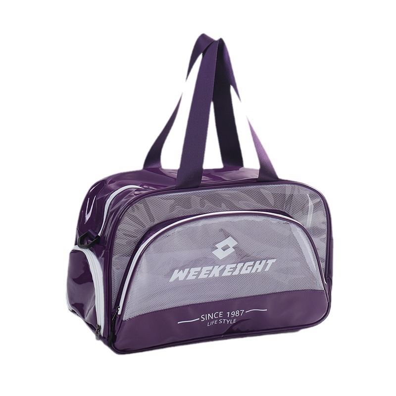 Bolsa de gimnasio de natación de separación seca y húmeda, bolsa de playa portátil, bolsa de almacenamiento de ropa de natación impermeable de gran capacidad, estilo de explosión de vibrato
