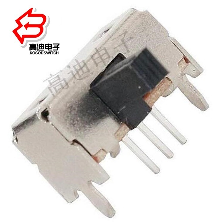 侧拨6脚拨动开关2档/卧式2段滑动开关/侧拨卧式2位拨动开关六脚