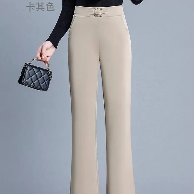 Fashionable trousers for mother, fitted