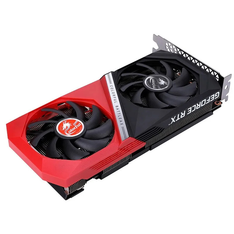 Colorful, Rainbow Battle Axe Geforce Rtx3060 Duo 12g Lhr Is Suitable for E-Sports Gaming Independent Graphics Cards Colorful, Rainbow Battle Axe Geforce Rtx3060 Duo 12g Lhr Is Suitable for E-Sports Gaming Independent Graphics Cards