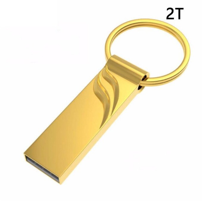 Usb3.0 Cross-Border USB Flash Drive 64g Keychain Metal Creative 16G32Gu Disk Expansion Drive 2T1T Large Capacity USB Flash Drive