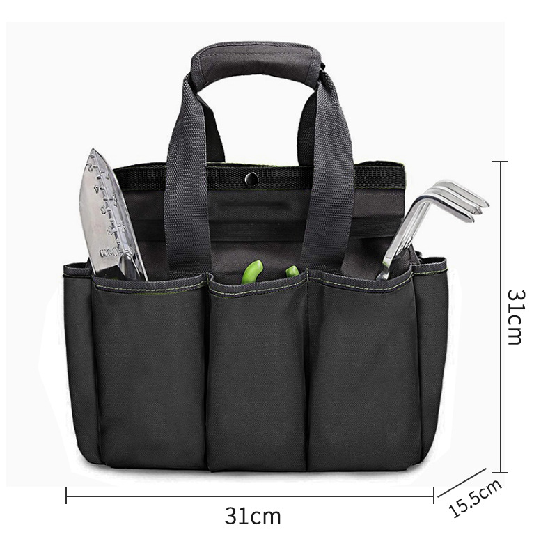 Amazon Spot Kit de gran capacidad Tela Oxford multifunción con bolsa de bolsillo bolsa de almacenamiento portátil de jardinería