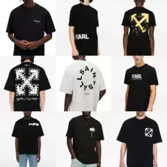 Please Contact Customer Service to Go to the New Store and Buy Men's Short-Sleeved Printed T-Shirts for Spring/Summer 2025 at a Lower Price. Trendy Chinese Youth Brand
