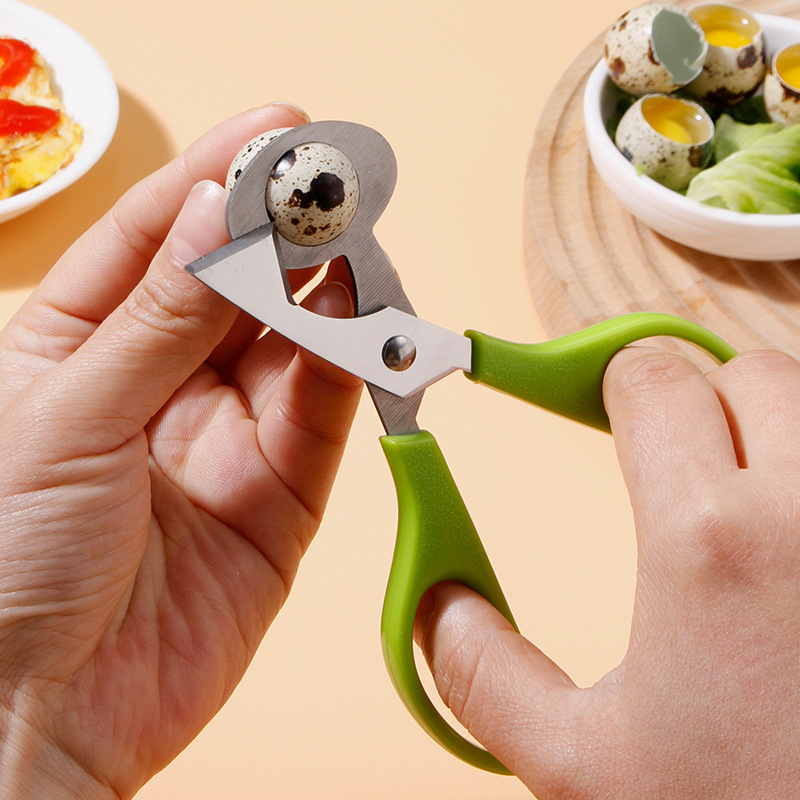 Quail Egg Scissors Stainless Steel Egg Cutter Egg Bird Egg Egg Opening Tool Chef Supplies Multifunctional