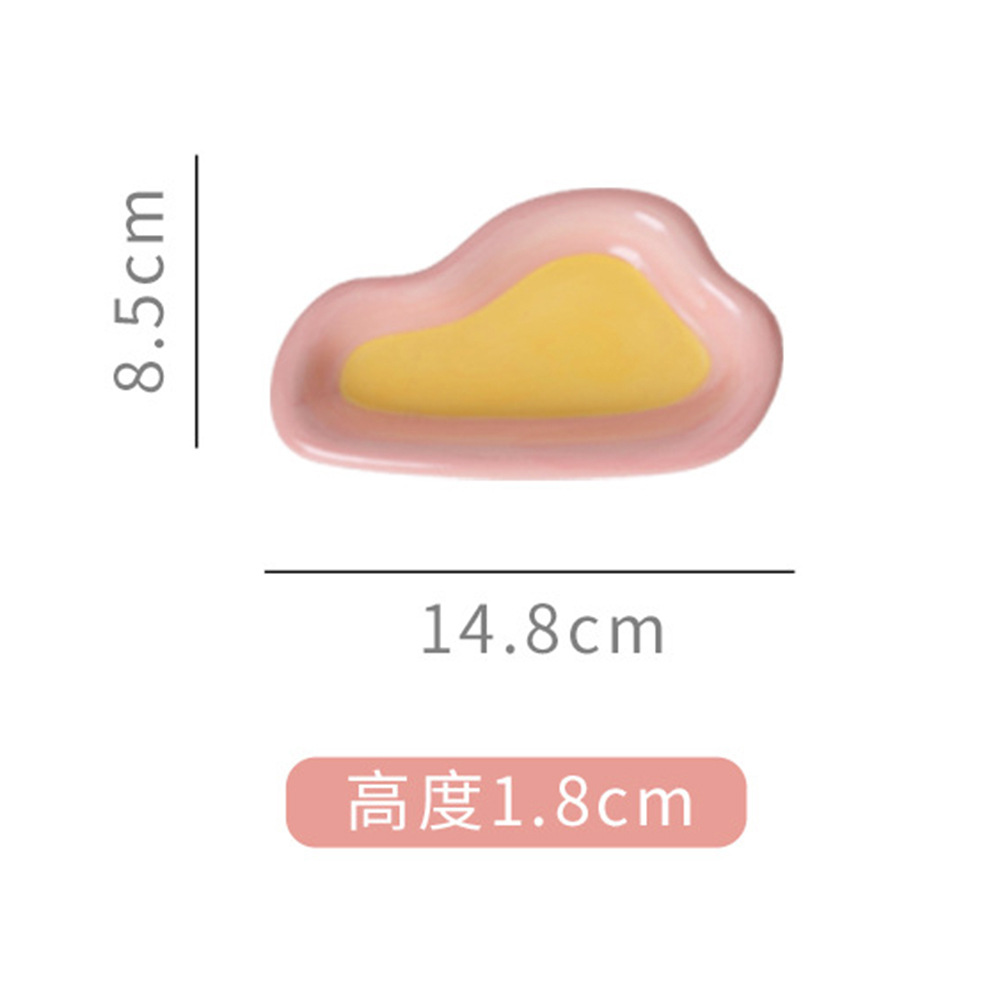 핑크 노란 구름