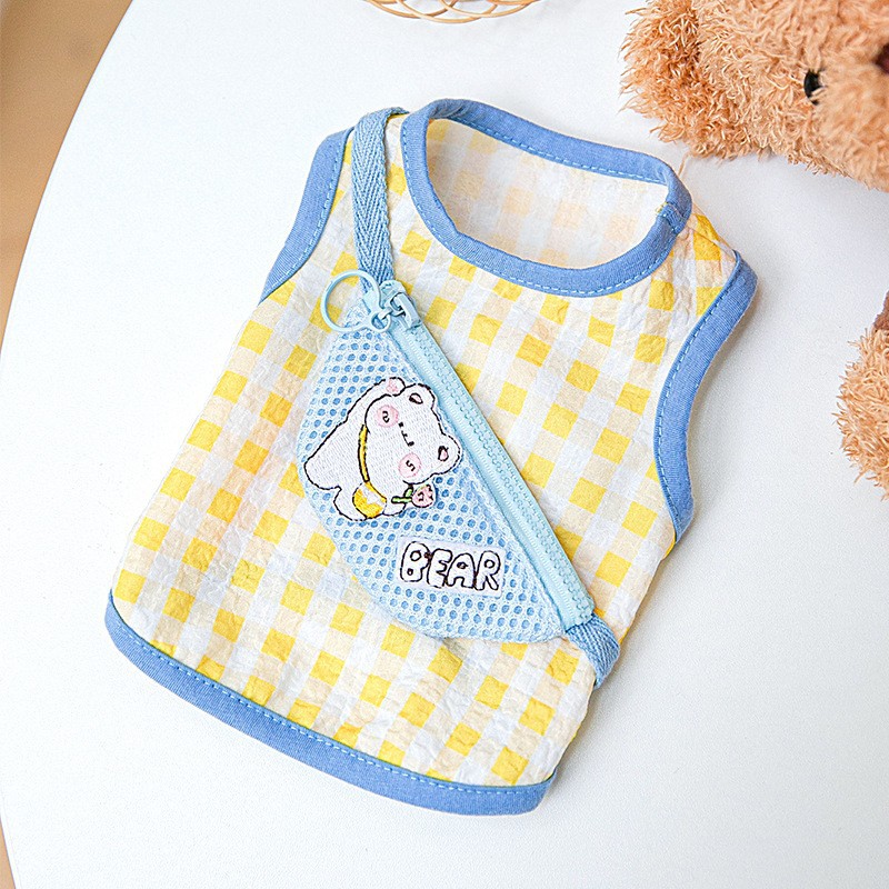 Mochila con cremallera oso