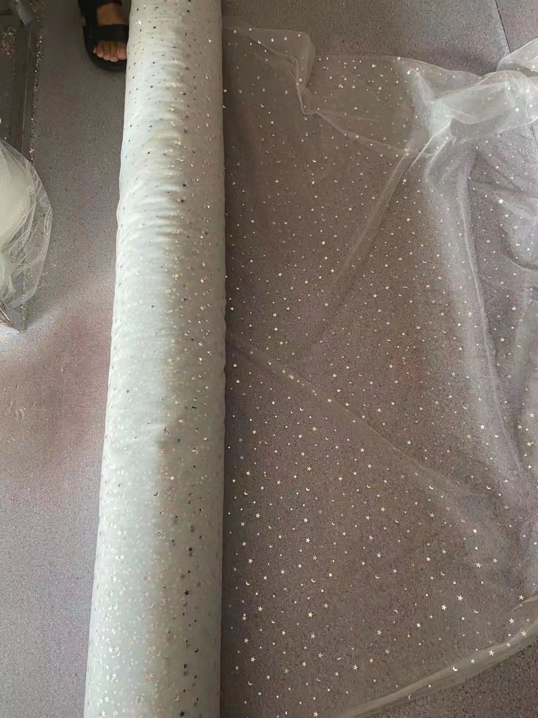 Europa y América del comercio exterior Amazon AliExpress deseo estación independiente cielo estrellado zafiro azul malla sexy Deep V split vestido de noche image 10
