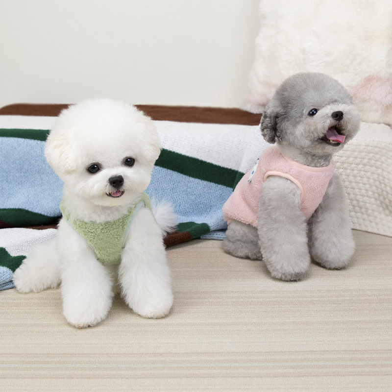 狗狗衣服宠物服装小型犬猫咪秋冬简单实用保暖舒适25丹麦绒背心|undefined