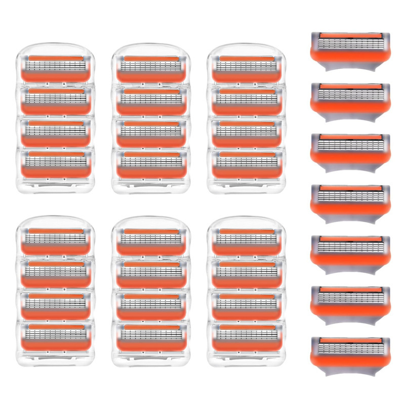 Men's Manual Razor Old-fashioned Replacement Head Five-layer Universal Wind Hidden Scraping and Cutting Head Shaving Blade fusion5