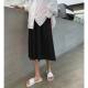 High-elastic Abdomen-supporting Summer Pregnant Women's Skirt Pressfolded Large Size Cyber Popular Pregnant Women's Chiffon Skirt Mid-length Skirt