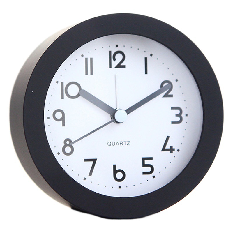 Pintura a mano estudiante educación temprana para niños reloj dormitorio cabecera barrido segundos mudo niños y niñas con luz nocturna pequeño reloj despertador