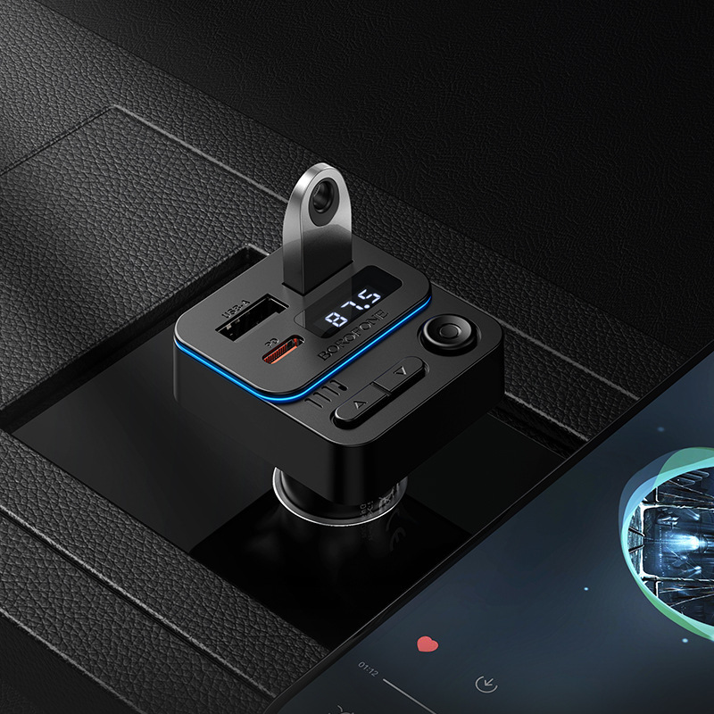 Borofone Bc60 35W(1A1C) Car Bluetooth Fm Transmitter Fast Charging Car Charger Car Mp3